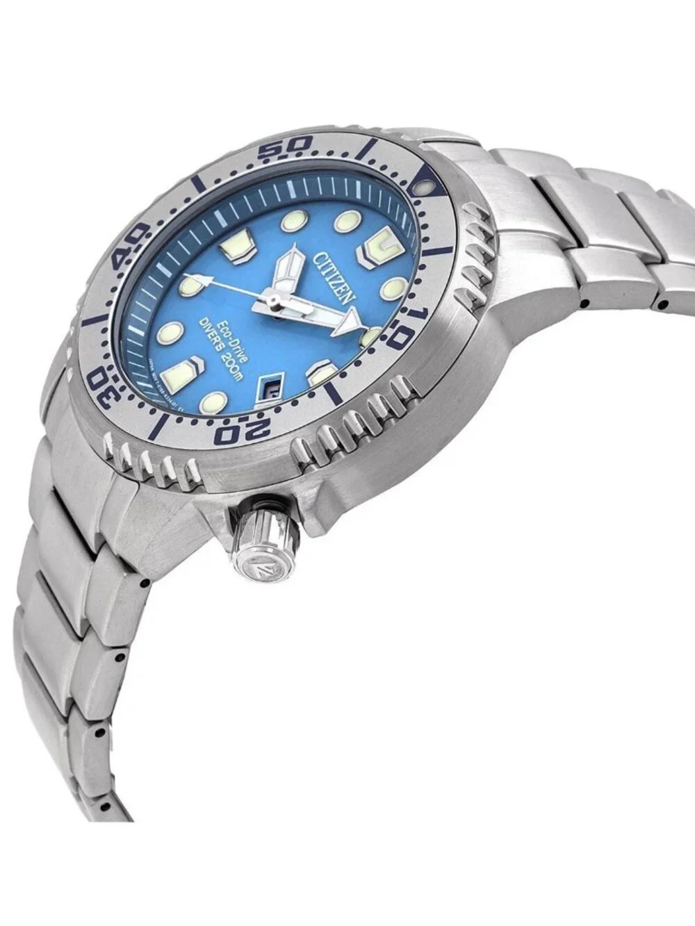 NWT Citizen Promaster Dive Eco-Drive Light Blue Dial Men's Watch